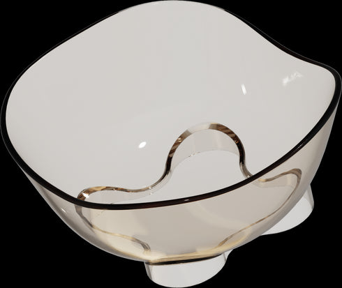 Wave Elevated Pet Food and Water Bowl Duo